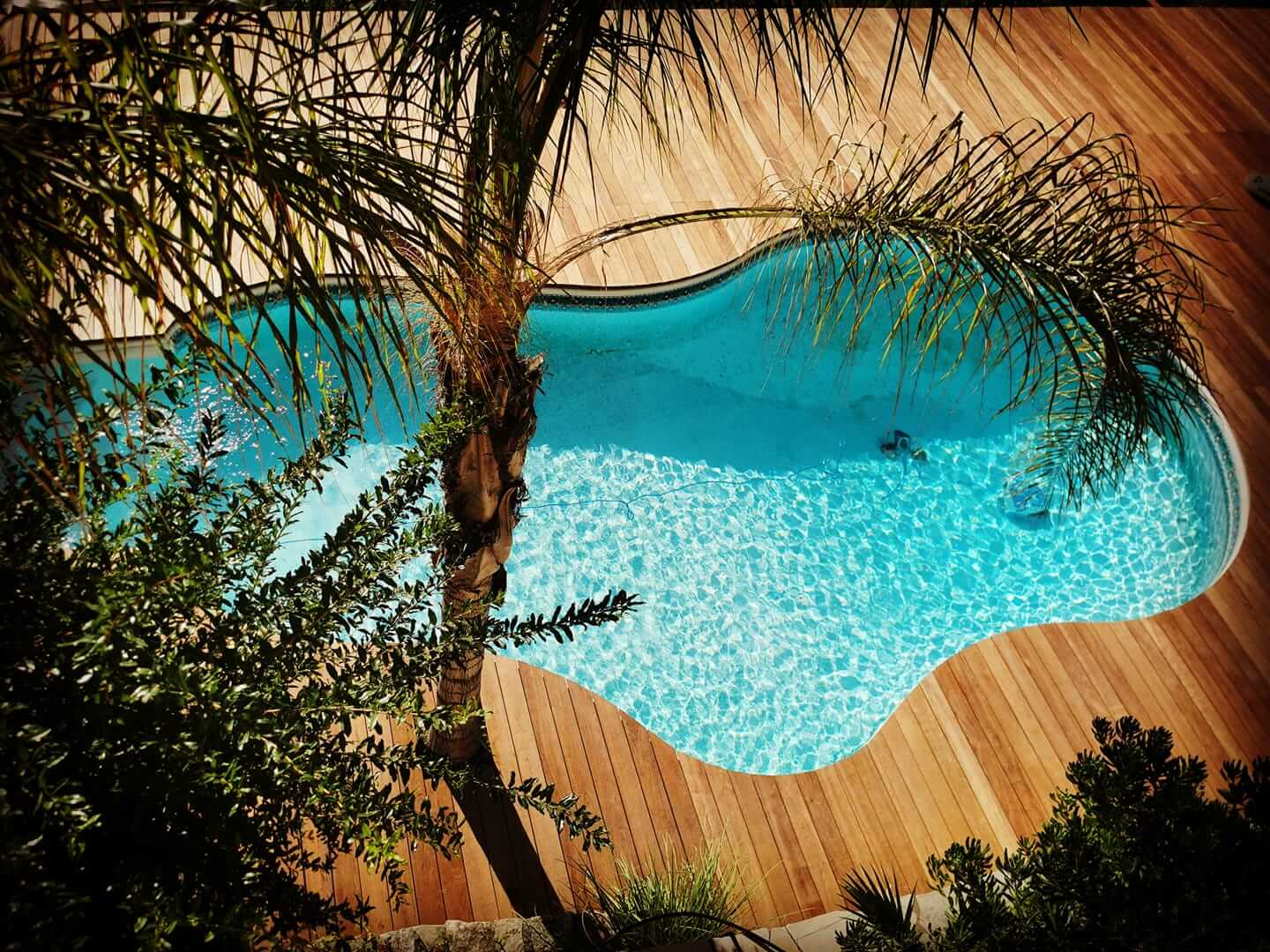 plage de piscine Ecobois